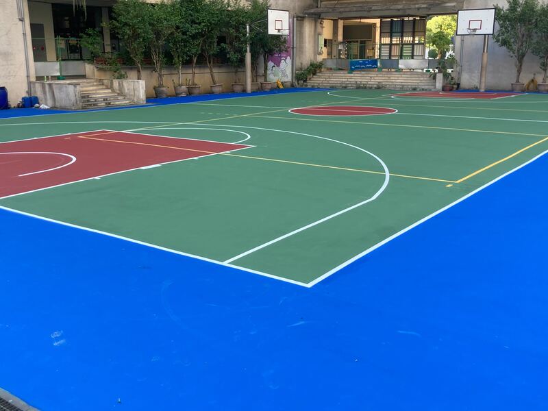 學校戶外球場 PU 面層